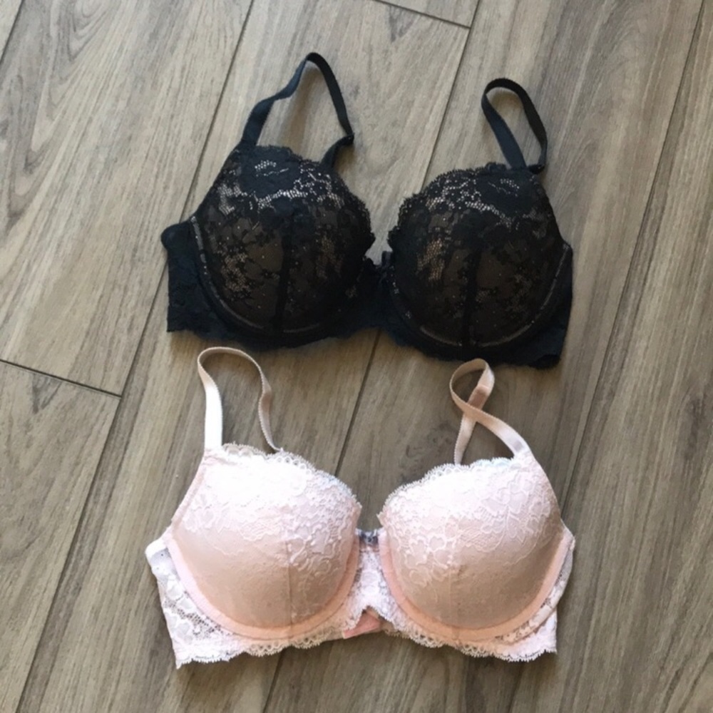 Victoria’s Secret angels lined demi bras 34D
